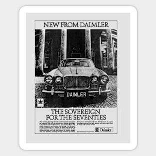 DAIMLER LIMOUSINE - advert Sticker